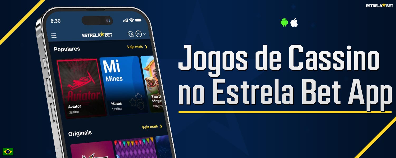 Análise detalhada dos jogos de cassino disponíveis no aplicativo móvel Estrela Bet.