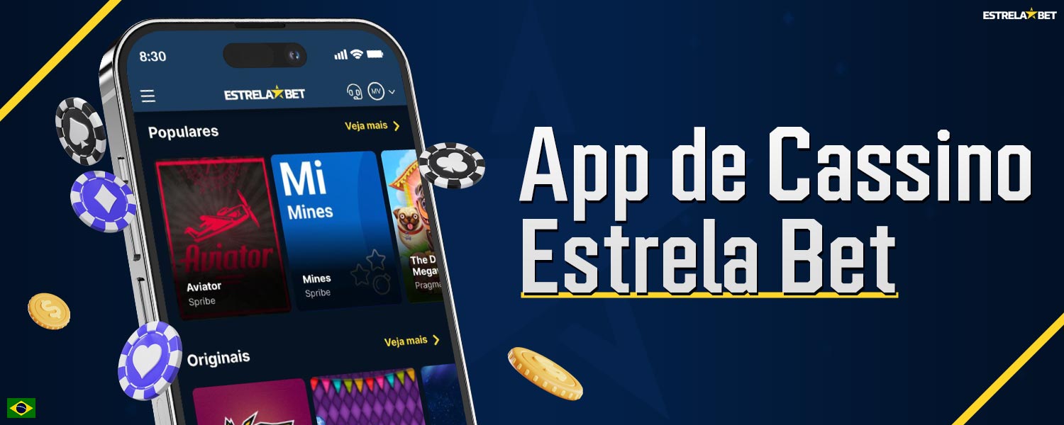 Análise detalhada da seção do cassino no aplicativo móvel Estrela Bet.