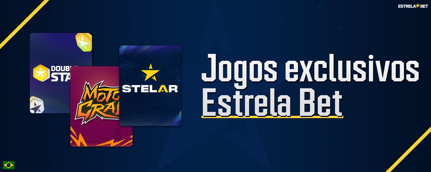 Na plataforma Estrela Bet, há uma seção de "Jogos Exclusivos" disponível para jogadores do Brasil.
