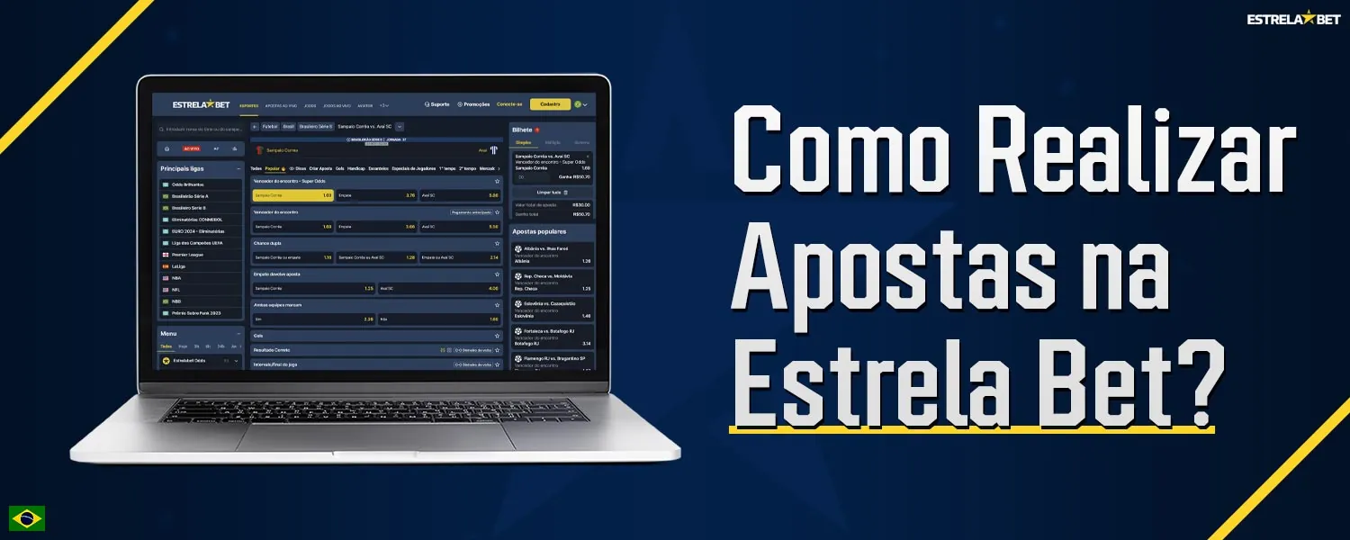 Guia passo a passo sobre como fazer apostas na plataforma Estrela Bet.