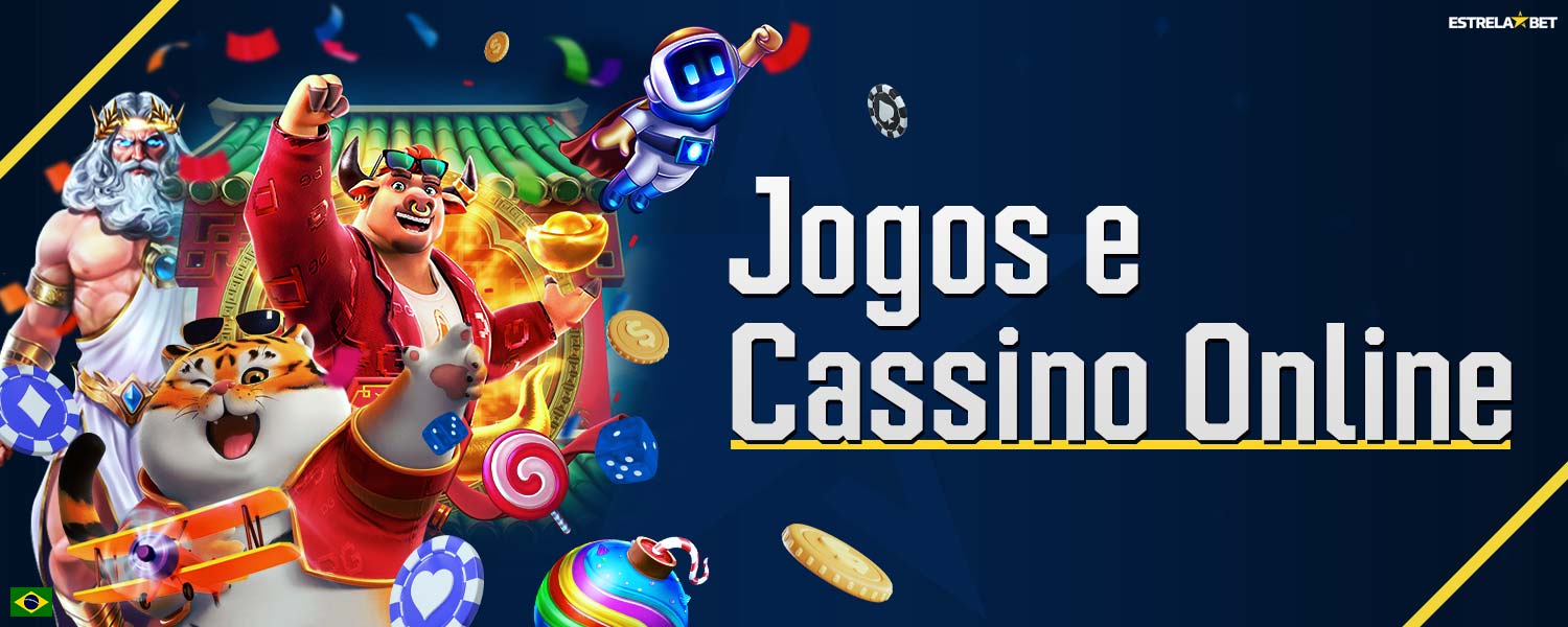 Revisão dos jogos populares no cassino online da plataforma Estrela Bet.
