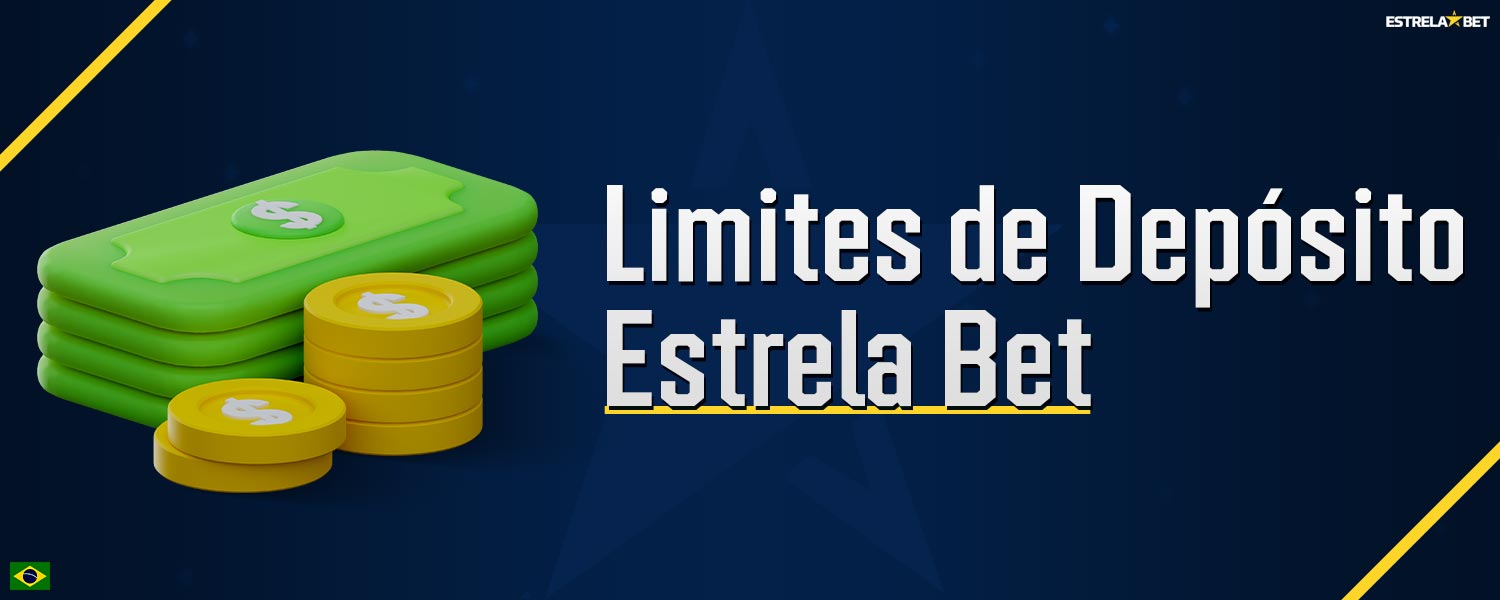 Informações sobre o limite de depósito estabelecido na plataforma Estrela Bet.