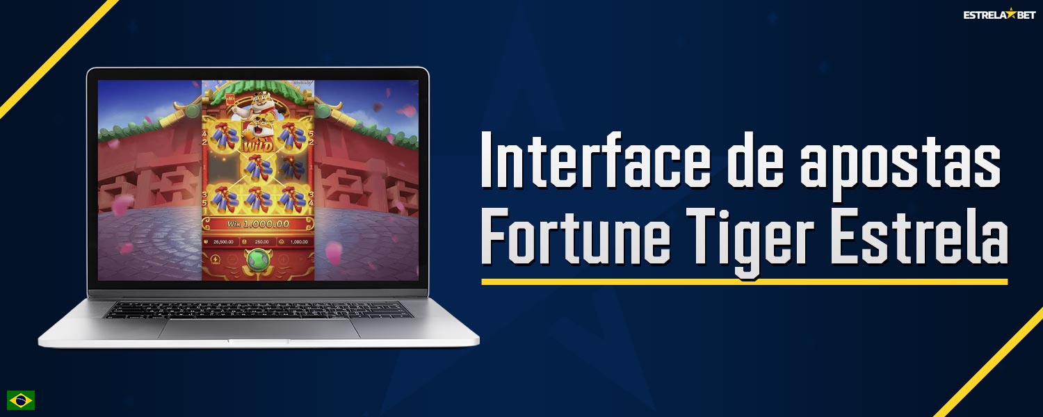 O jogo Fortune Tiger possui uma interface agradável e intuitiva.