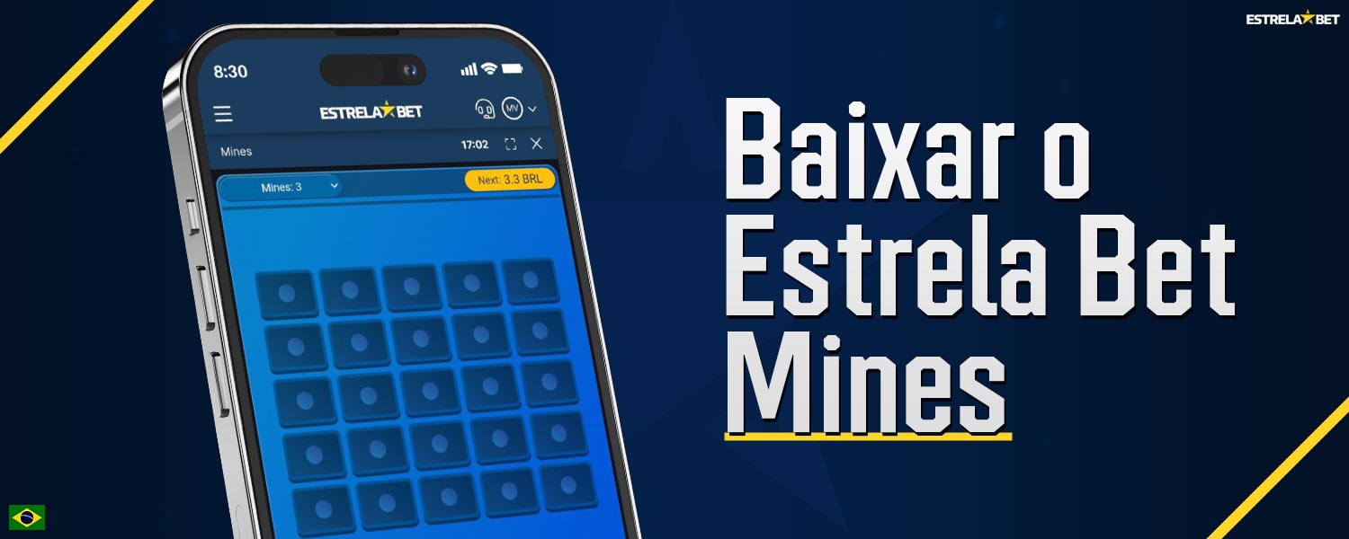 Guia passo a passo sobre como baixar e instalar o aplicativo móvel Estrela Bet e começar a jogar Mines.