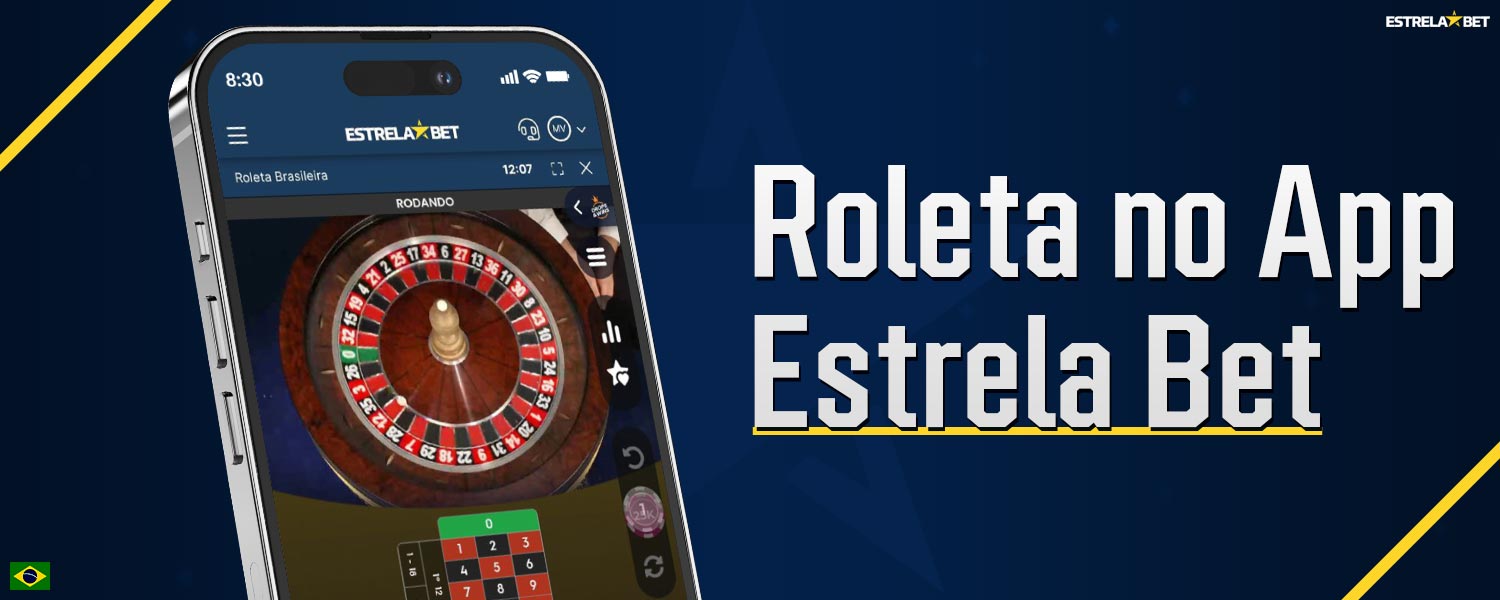 No aplicativo móvel Estrela Bet, também estão disponíveis jogos da categoria "roleta".