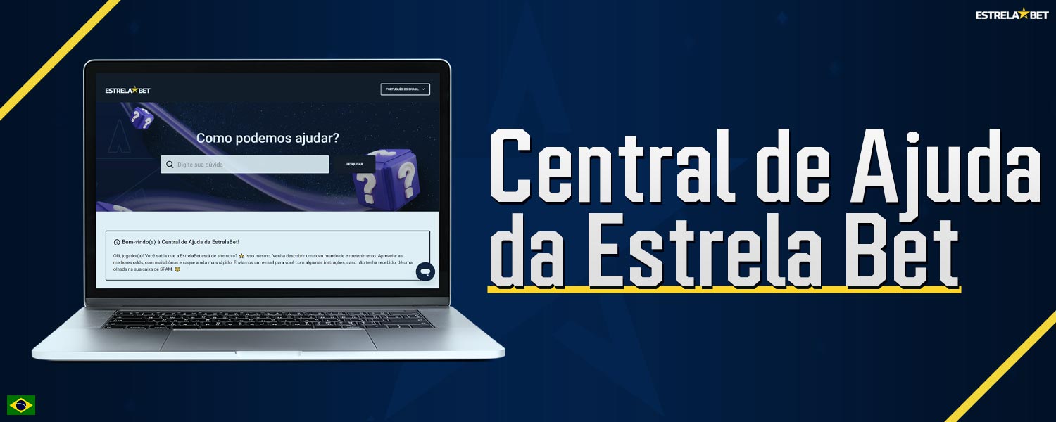 Revisão detalhada do portal "Central de Ajuda" na plataforma Estrela Bet, projetado para fornecer suporte máximo aos usuários.